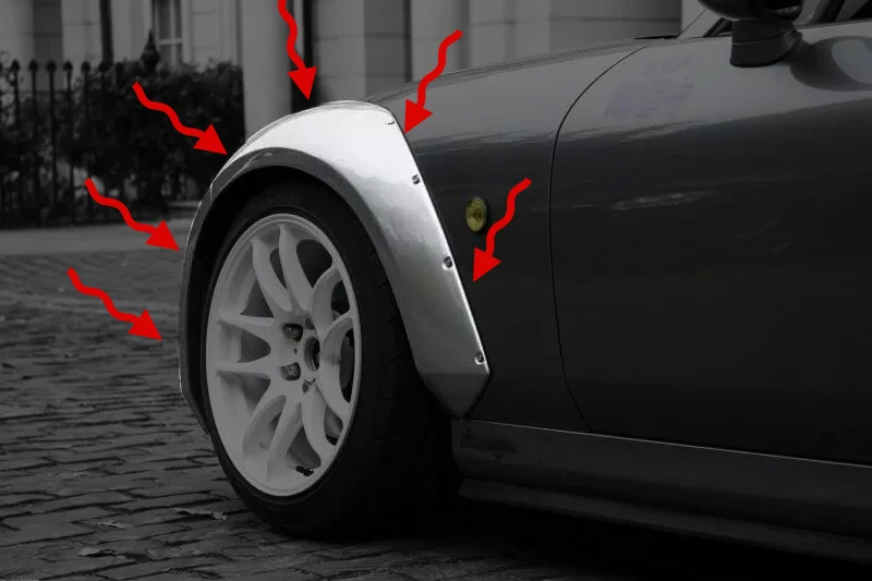 Автомобильные аксессуары для Mazda MX5 Roadster Miata NC TP style FRP стекловолокно переднее и заднее крыло набор стекловолокно колесо клеш арочный комплект