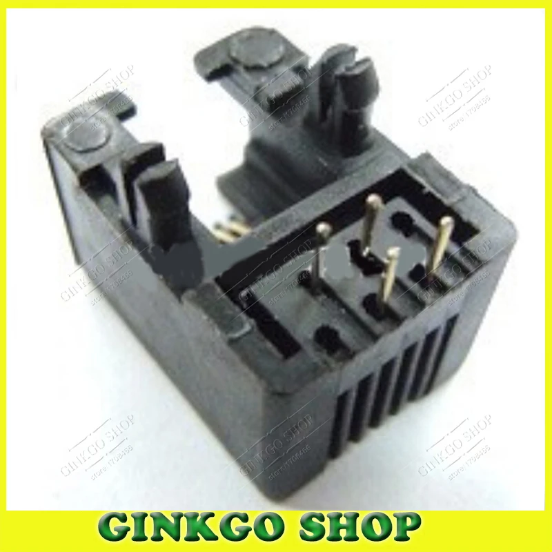 25 шт./лот Новинка RJ11 Телефонная модульная Сетевая розетка 95001 4P4C 4 Pin печатная