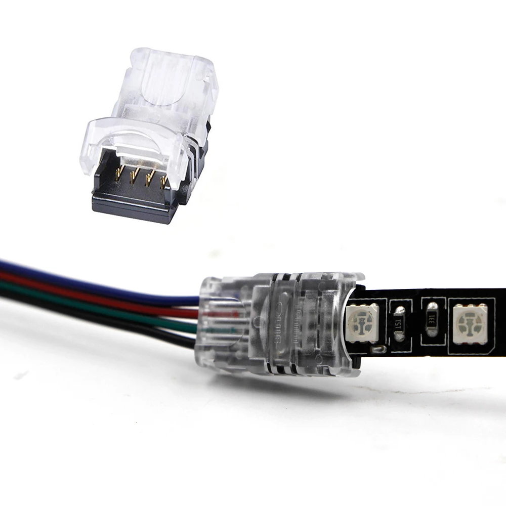 Светодиодный светильник с зажимом 5pin 4pin 2pin PCB адаптер для одной 5050 3528 RGB RGBW