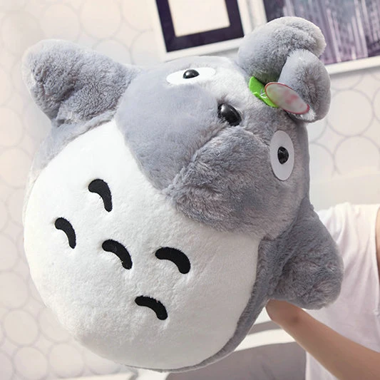 no tooth totoro 30-80 см чучело Тоторо мультфильм фильмы плюшевые игрушки детские игрушки высокое качество куклы девушки подарок - Цвет: no tooth totoro
