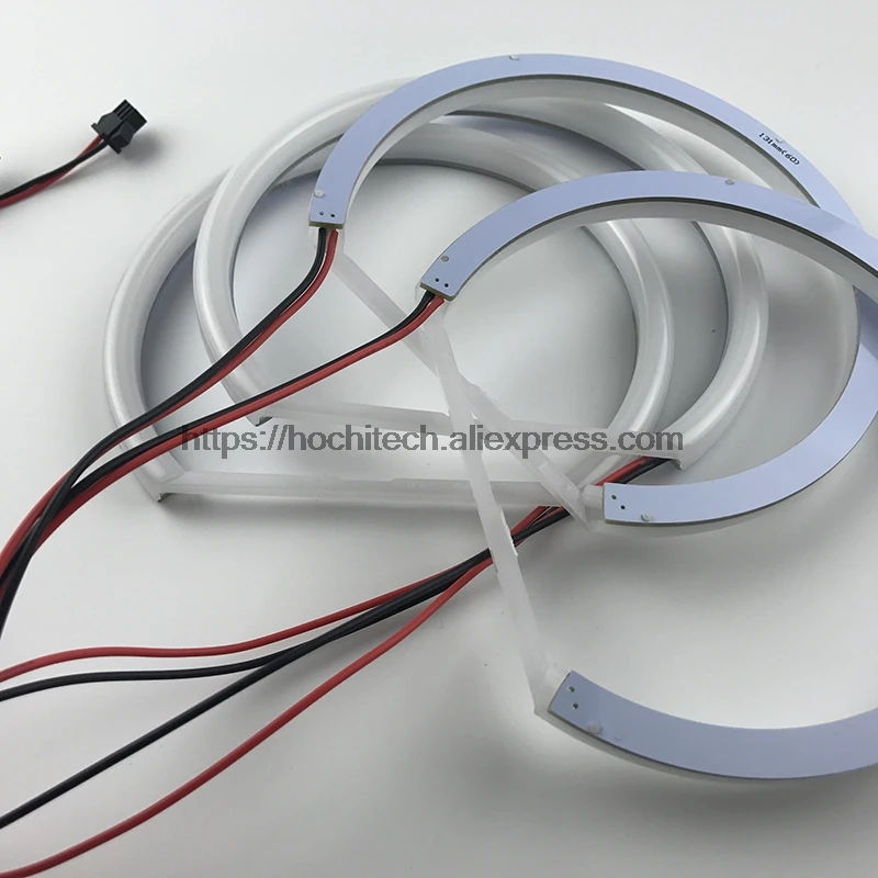 HochiTech для BMW 98 05 E46 sedan touring with PROJECTORS автомобильный Стайлинг молочно белый Halo light SMD LED