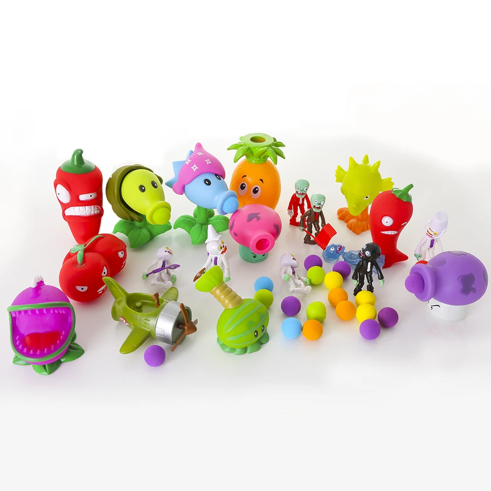 Новинка Растения против Зомби Peashooter ПВХ фигурка модель игрушки подарки для детей