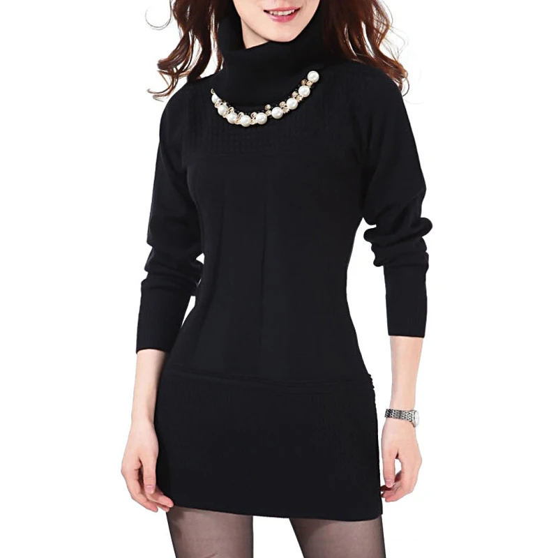 Женщины Повседневная Трикотажное Платье 2015 Новый Зима Весна Осень Модный Бренд