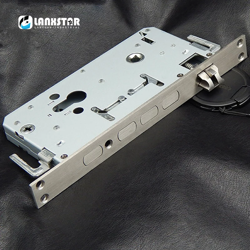 Подлинная Чистая латунь с ключом Boxlock профессиональные противоугонные дверные замки ручка замок механический Противоугонный дверной замок