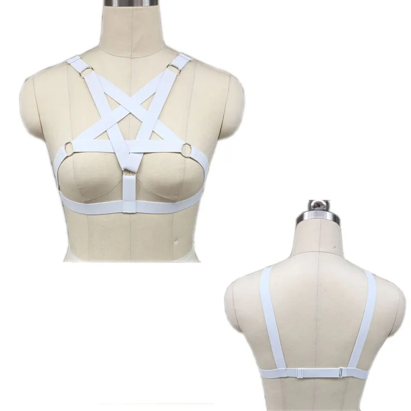 Женский бюстгальтер с пентаграммой в готическом стиле | Женская одежда