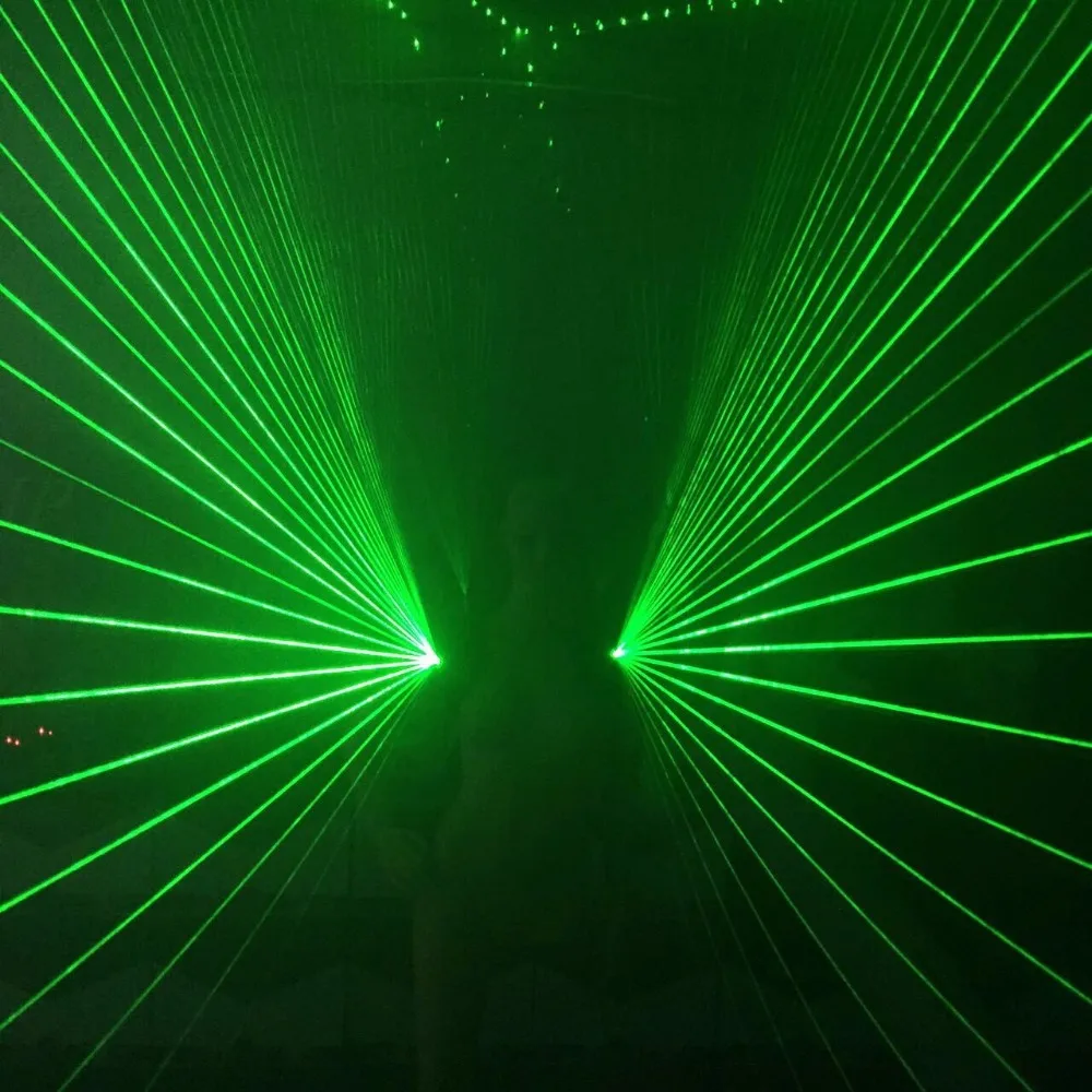 Новый дизайн зеленый жилет на плечо Laserman светящийся Зеленая лазерная Мужская