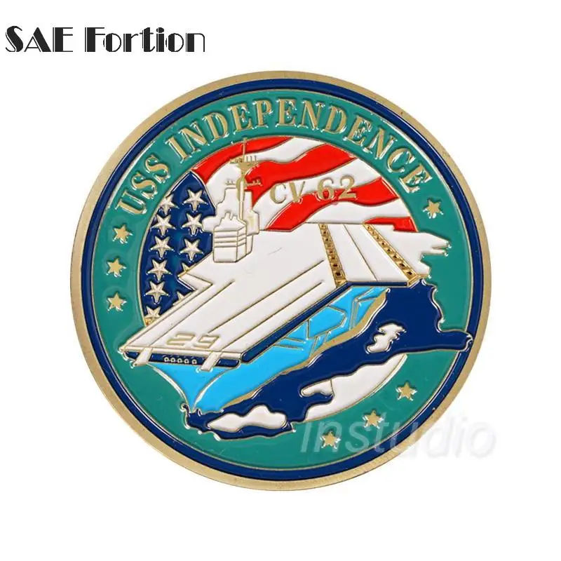 Авианосец ВМС США CV-62 USS Challenge Coin Independence Aircraft Carrier | Дом и сад