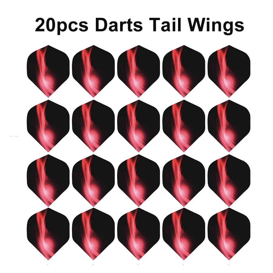 20pcs Redji Wing C2 3 шт./компл. 18 г/19 г/21 г профессиональный электронный мягкий наконечник Дротика s с Дротика коробка Дротика Перелёты черный дротика вал GYH - Цвет: 20pcs Redji Wing C2