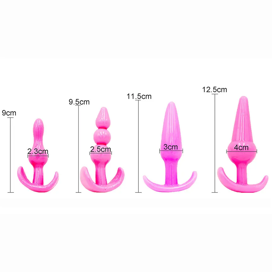 Силиконовая Анальная пробка для стимуляции заднего двора мастурбация