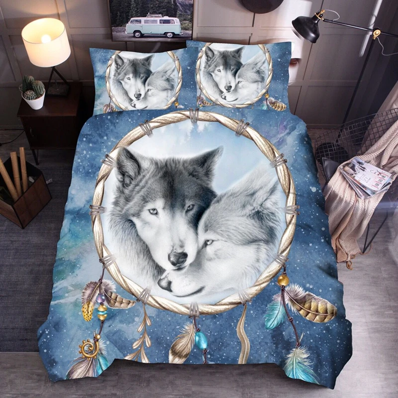 LOVINSUNSHINE King набор постельного белья пододеяльник 3d Reative комплект из одеяла с