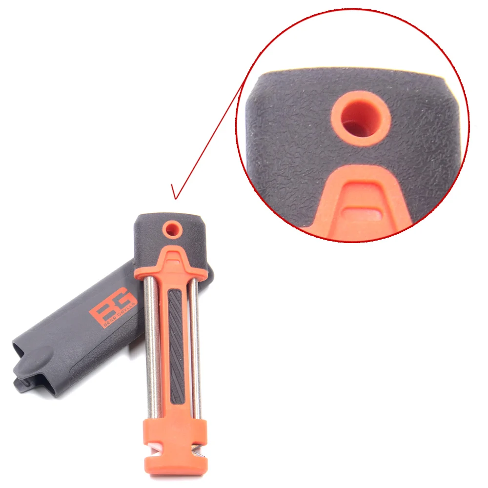 High Grade Outdoor Non-Slip ABS Handle Pocket Knife Sharpener Multi-Purpose Sharpening Rod Potable Kitchen Knives Tools Top Sale | Дом и сад