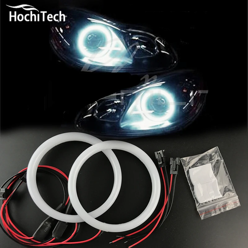 HochiTech Eexcellent молочно белый Хлопковый чехол SMD ангельские глазки halo Кольцо Комплект