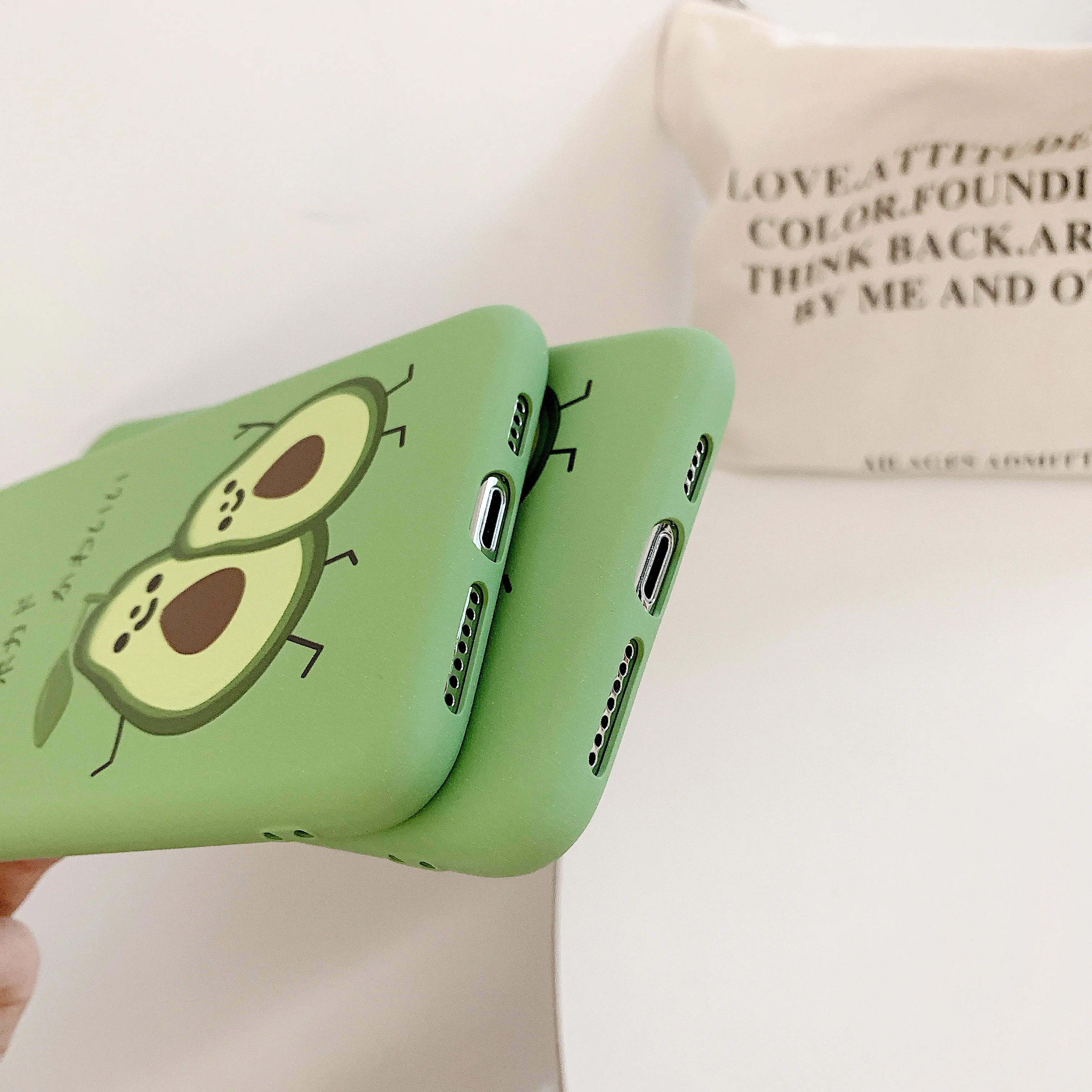 Милый зеленый чехол с авокадо для Samsung Galaxy S10 Plus S10e S9 S8 S7 Edge Note 9 8 C7 Pro C9 Мягкий