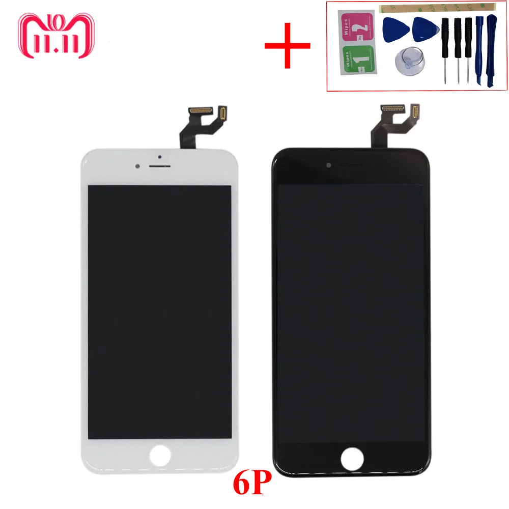 A + качественный ЖК-дисплей для iPhone 6 Plus сенсорный дигитайзер замена экрана P
