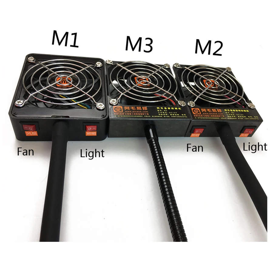 2 в 1 клип Тип Дымопоглотитель освещения дымососа с свет дымоуловитель для