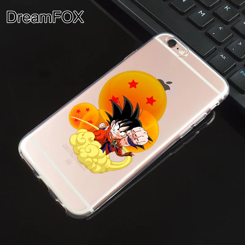 M181 мультфильм Dragon Ball Goku Мягкий ТПУ силиконовый чехол для Apple iPhone 11 Pro X XR XS Max 8 7 6S Plus 5