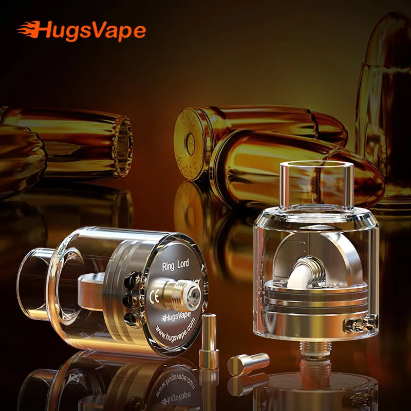 Оригинальный новейший Vape HugsVape кольцо Lord RDA 27 мм Tornado поток воздуха 510/сквомк pin vs