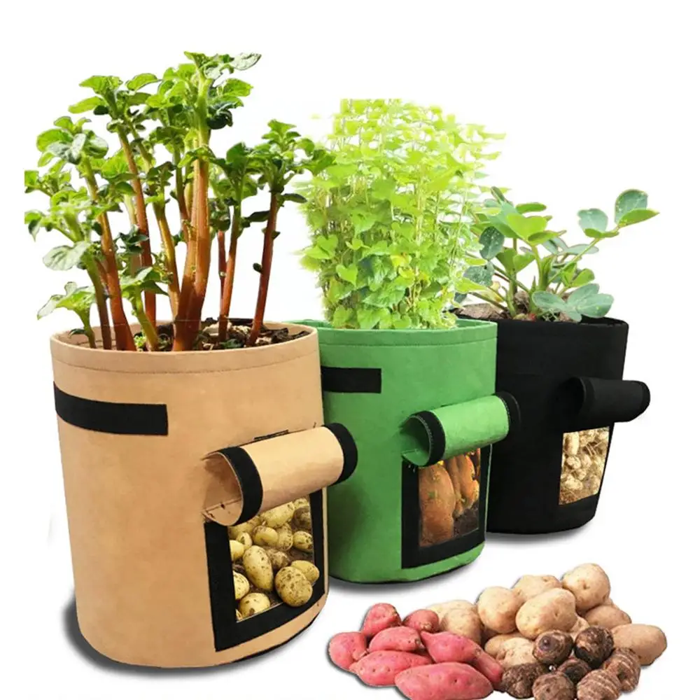 Садовый милый горшок для картошки ato сумка выращивания растений красоты посадки