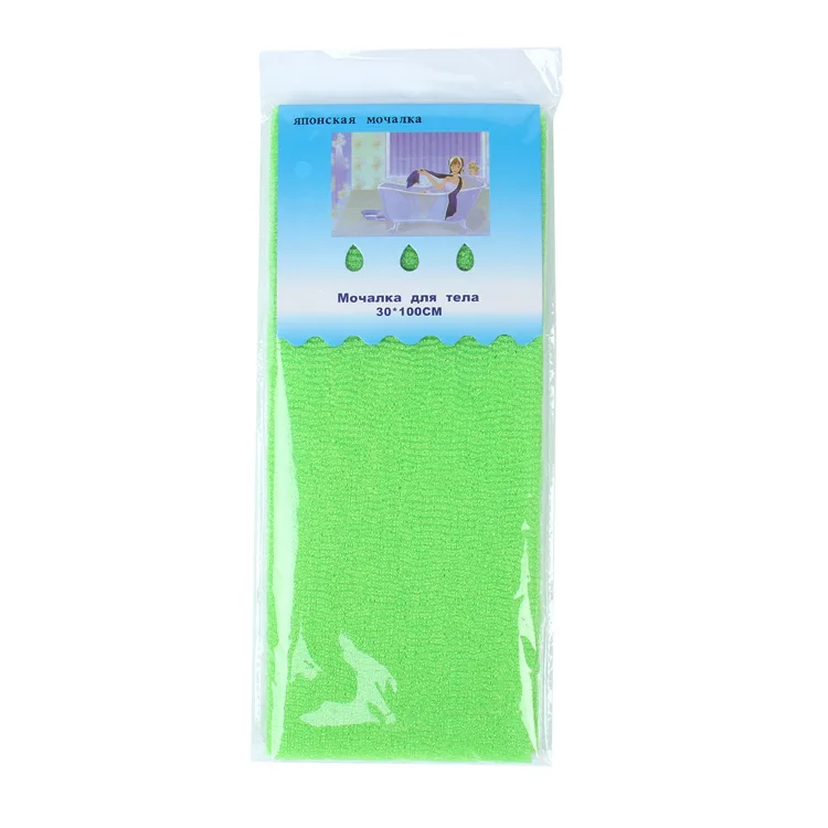 Нейлоновые японские отшелушивающие губки для душа 6 шт./лот кожи полотенце мытья