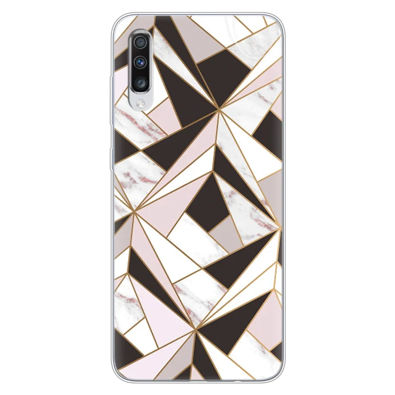 dlsduosj Чехол для samsung Galaxy A70, силиконовый чехол 6," с мраморной геометрией, мягкий чехол из ТПУ для samsung Galaxy A70 A 70 A705 A705F, чехол - Цвет: dlsduosj