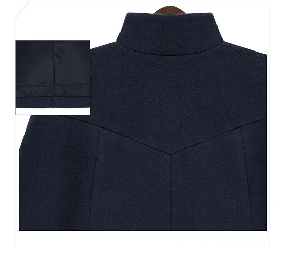 Пончо британского бренда Осень-зима 2020 коричневое темно-синее кашемировое