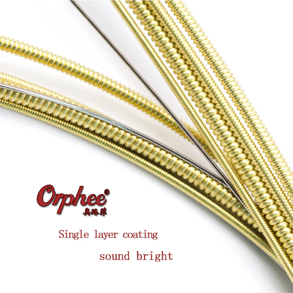 Orphee 10 компл./упак. Акустическая гитара шестигранный сердечник + 8% никелевый