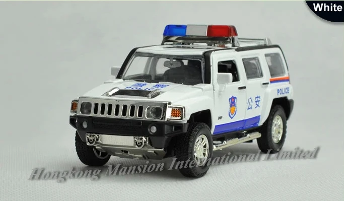 1:32 весы сплав металл литье под давлением ForPolice модель автомобиля для Hummer H3
