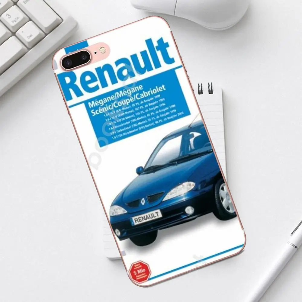 Мягкий Силиконовый ТПУ прозрачный модный Renault S.ads для Galaxy Alpha Core Prime Note 4 5 8 S3 S4 S5 S6 S7