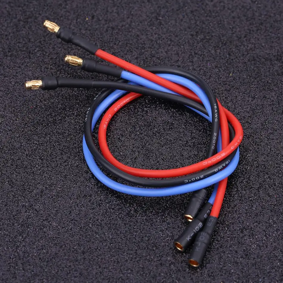 3 шт./компл. RC силиконовый кабель Электронный регулятор скорости ESC двигатель 30 см