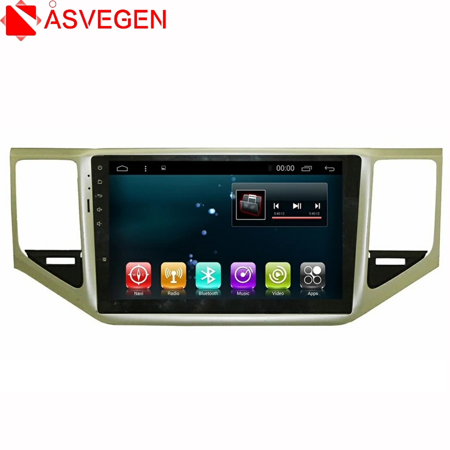 Asvegen 10 2 ''Android 7 1 четырехъядерный Автомобильный GPS навигатор Vedio радио Bluetooth