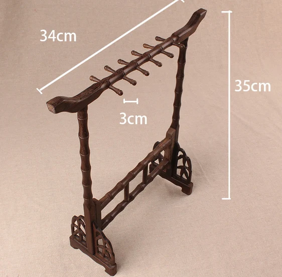 Держатель для ручек и кистей ACS015 держатель каллиграфических из красного дерева с