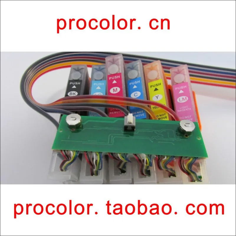 PROCOLOR новейшие 2015 горячие продукты японская версия IC70 СНПЧ для epson EP 806AB 806AR 806AW