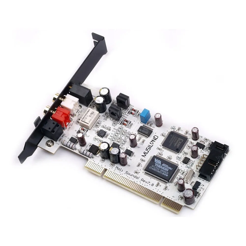 Musiland Moli 24bit/192 кГц 2 канал Mini PCI интерфейс Звуковая Карта | Электроника