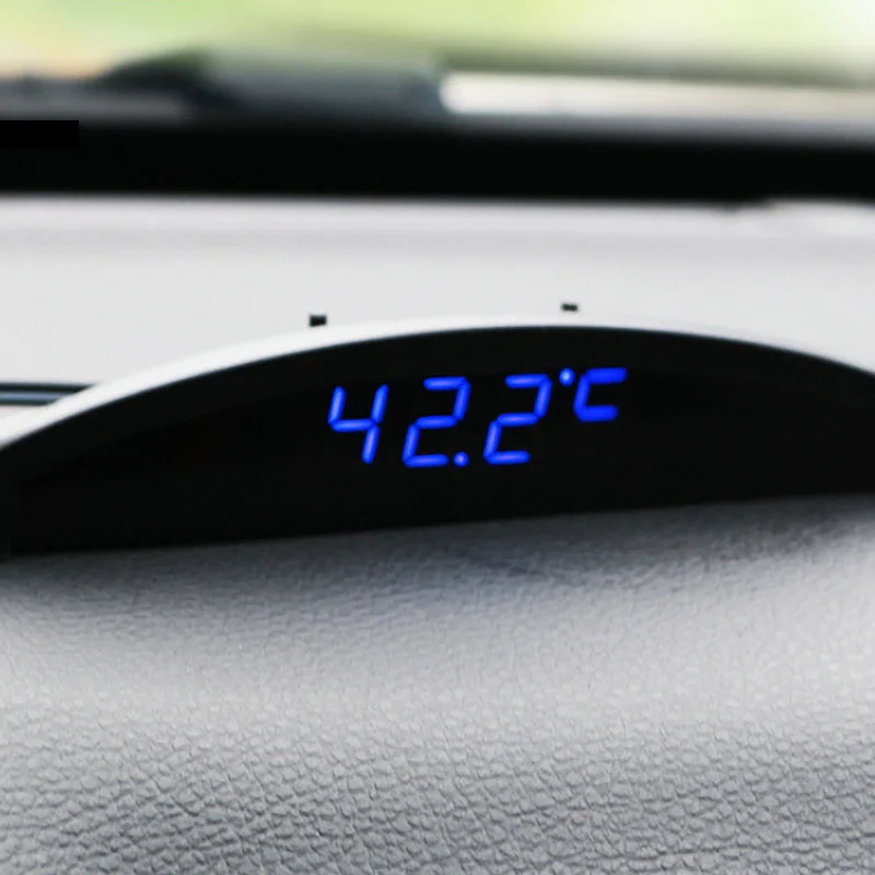 Автомобильные аксессуары многофункциональные часы цифровые автомобильные