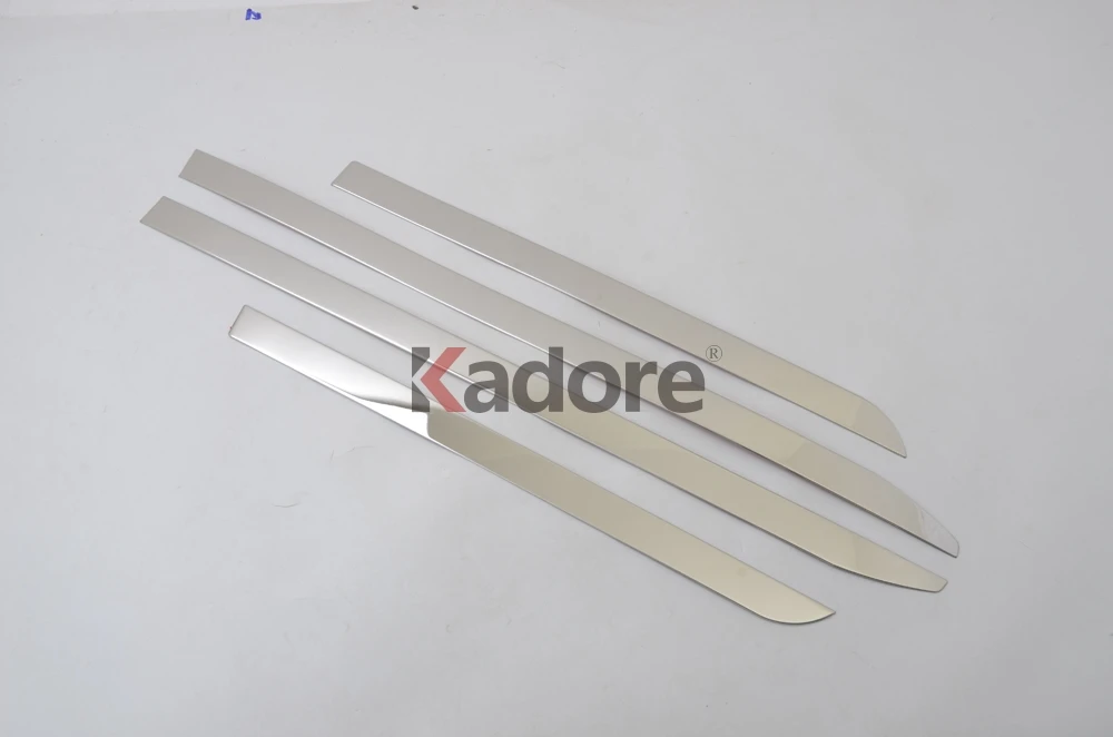 Для Jetta 6 MK6 2012 2013 нержавеющая сталь Боковая Дверь Корпус молдинг линия крышка отделка внешние аксессуары