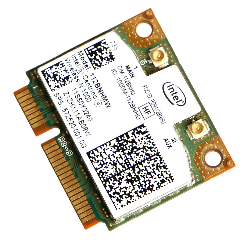 Мини Wi Fi карта Intel Centrino Wireless N 1000 802 11 b/g/n 112BNHMW половина PCI E C26|intel centrino wireless-n 1000|wifi