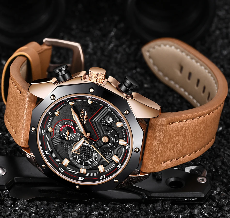 Relojes hombre, новинка, LIGE, мужские часы, Топ бренд, Роскошные, кварцевые, золотые часы, мужские, на каждый день, кожа, военные, водонепроницаемые, спортивные наручные часы