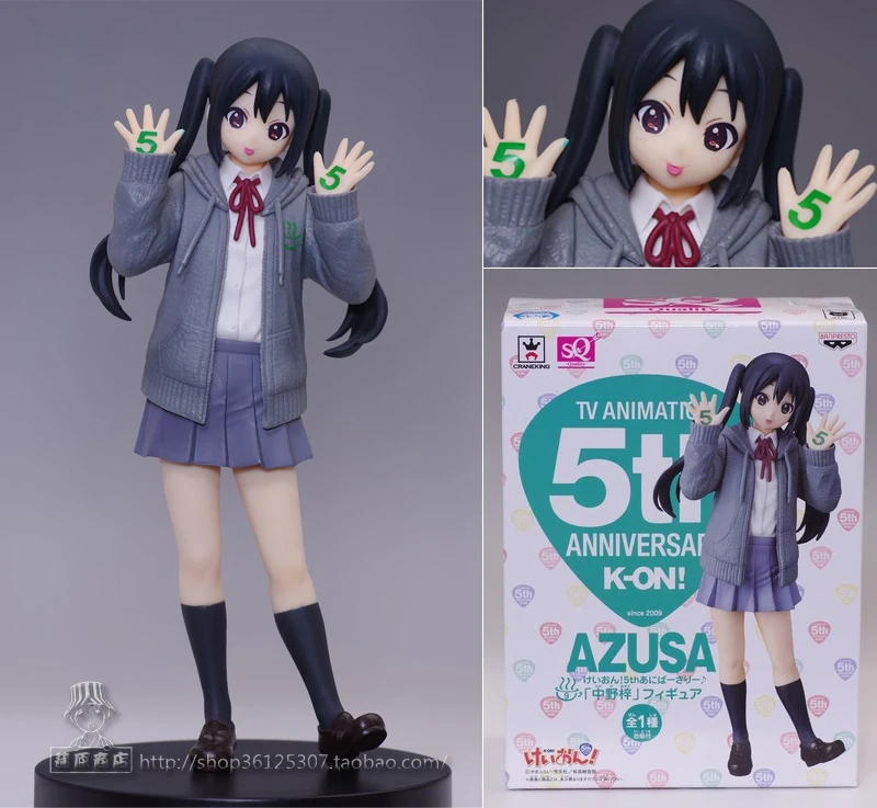 Новый горячий Адзуса Накано 18 см фигурка игрушки комического аниме Kakifly K ON! ТВ