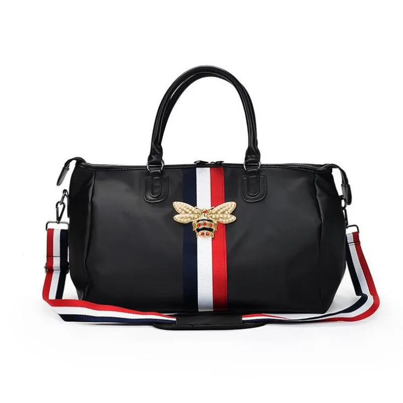 Small bag ANNRMYRS брендовые дорожные сумки водонепроницаемые большой емкости ручной Багаж дорожная сумка с пчелами Женская путешествие на выходные вещевой мешок сумки - Цвет: Small bag