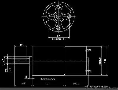 25GA 310 DC 3В 6В 12В 4 мм вал Dia ремонтная часть Электрический мотор редуктор DIY игрушка 5