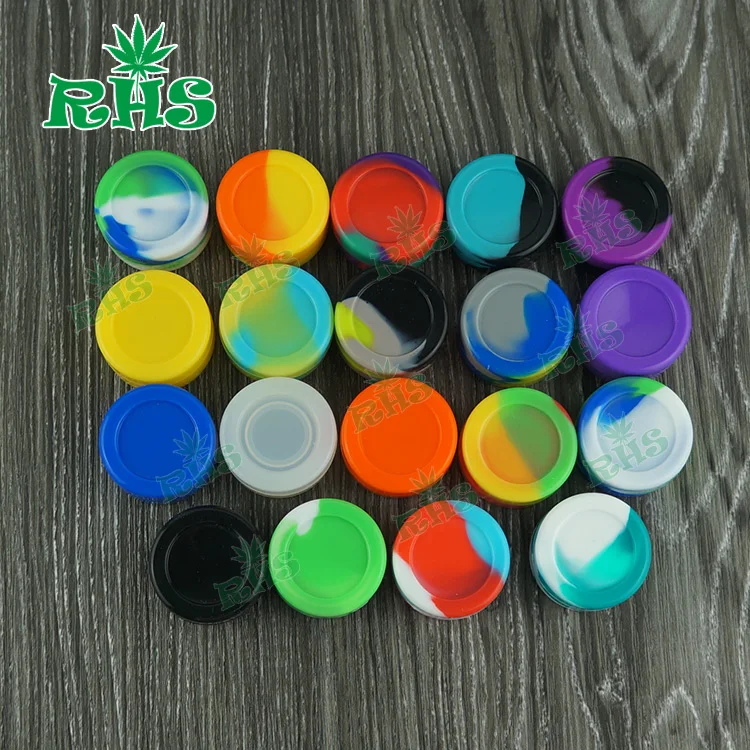 20 шт. хит продаж 6 мл антипригарные силиконовые банки контейнер из кремниевого