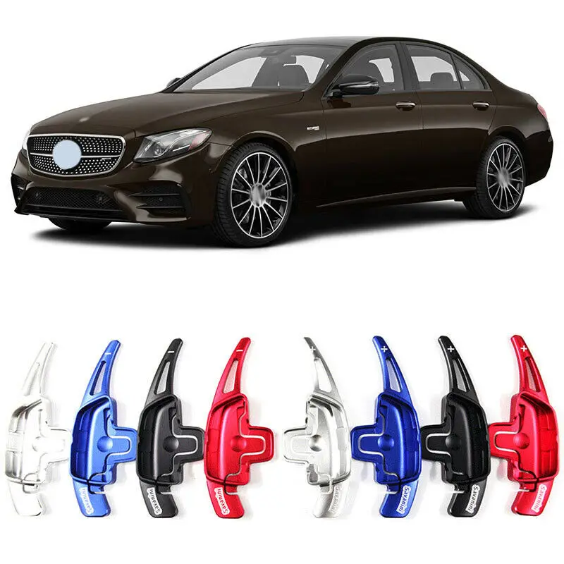 

Savanini Alloy Add-On Steering Wheel DSG Paddle Shifters Extension For Mercedes Benz E200 E250 E300 E350 E400 E500 E550 2014-18