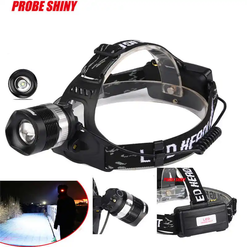 XM-L torch flashlight t6 LED powerful led rechargeable Headlight Head Light 18650 #4A27 | Лампы и освещение