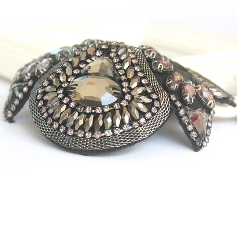 Ювелирные изделия ручной работы из бисера большое плечо брошь погоны/погоны