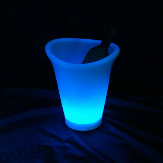 Светящееся ведро для льда осветительный горшок цветочный с дистанционным