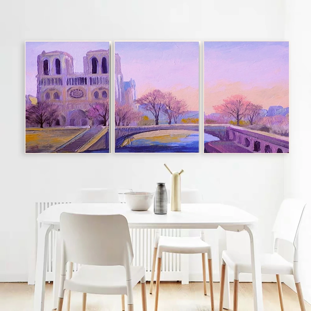 

Watercolor Modern Romantic Fantasy Castle Cartoon Art Print Poster Abstract Wall Picture Canvas Painting Kids Room Decor
