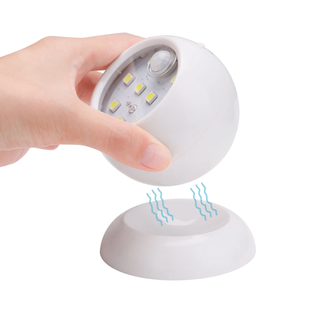 Портативный беспроводной ИК светильник с датчиком движения|Ночники| |