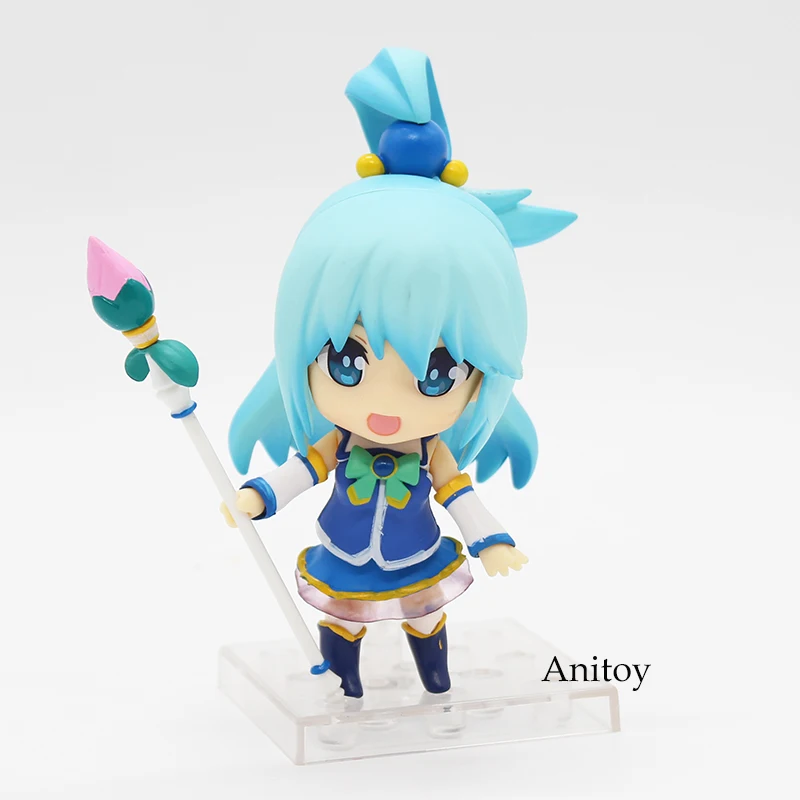 Подарите чудесный мир с благословениями KonoSuba Aqua Nendoroid 630 1/10 Масштаб ПВХ фигурка Коллекционная модель 10 см