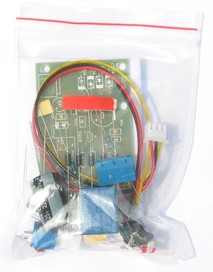 Free Shipping DIY kit Water Level Switch Sensor Controller Kit parts level inductor learning pcb | Электронные компоненты и