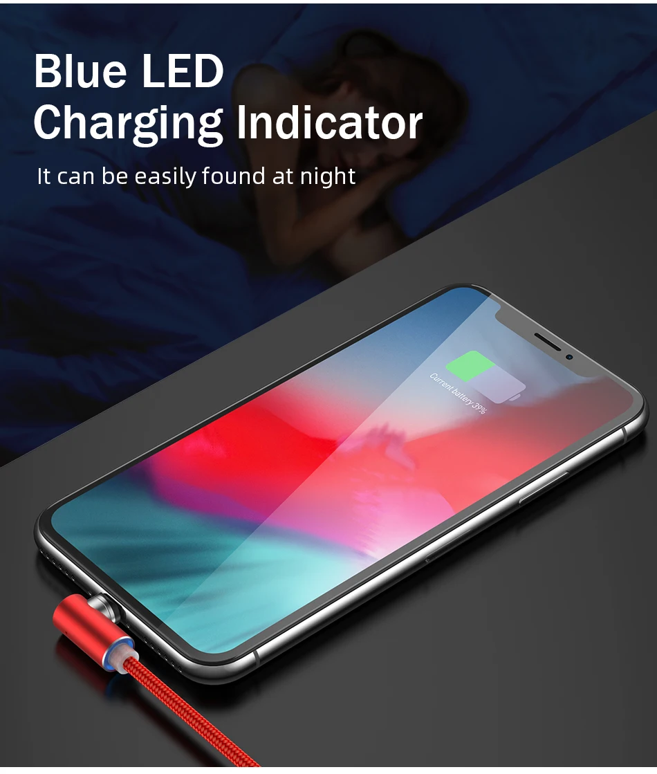 USLION Магнитный Micro USB кабель type-c Зарядка для iPhone samsung Магнитная Зарядка адаптер type C кабели для мобильных телефонов шнур